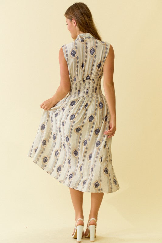 Meadow Zip Midi Dress