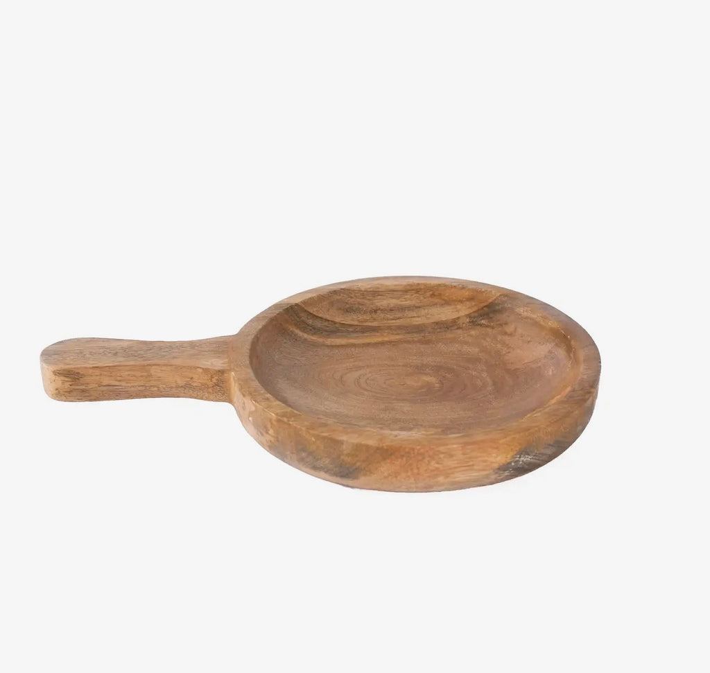 Artisan Mango Wood Handled Bowl