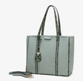 The Willow Serpentine Tote - Sage