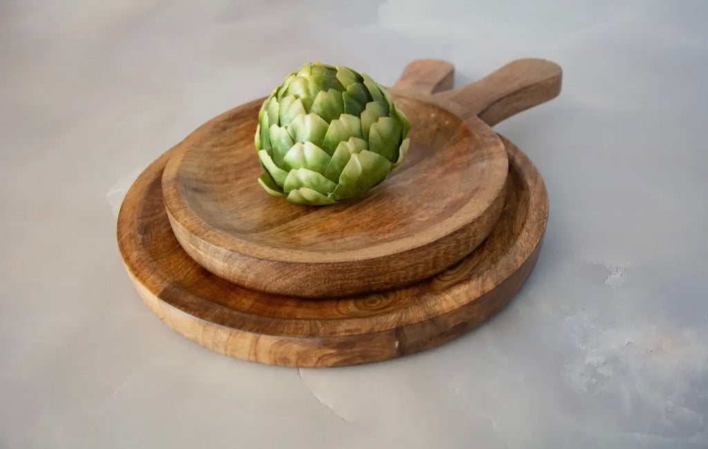 Artisan Mango Wood Handled Bowl