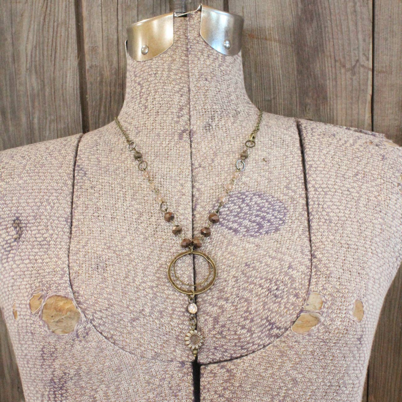 Simply Charming Rich Brown Necklace