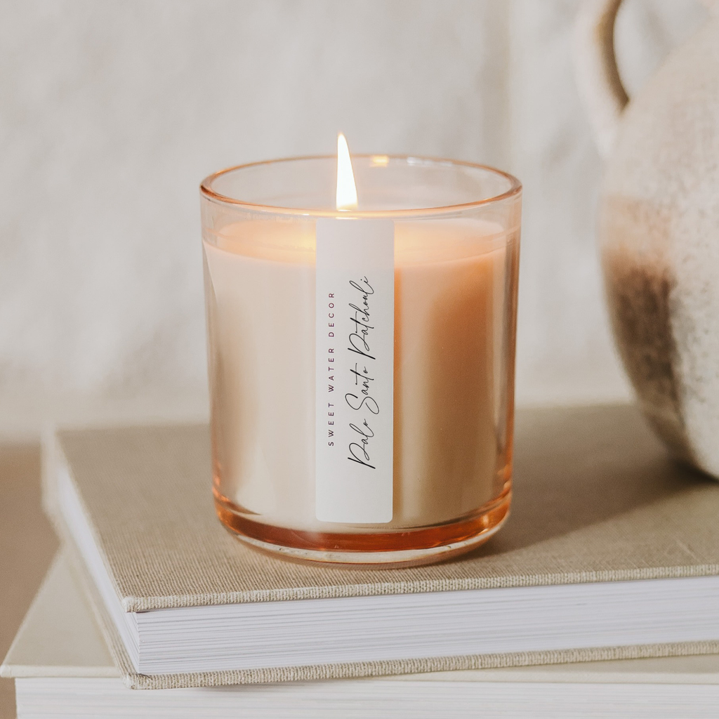 Palo Santo Patchouli 12 oz Candle - Home Decor