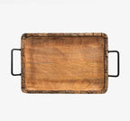Artisan Mango Wood Bark Tray