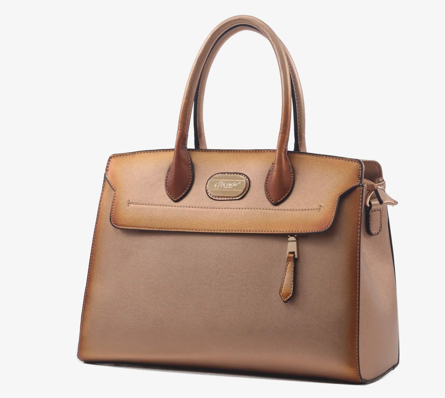 The Marlowe Vintage Satchel - Caramel