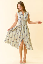 Meadow Zip Midi Dress
