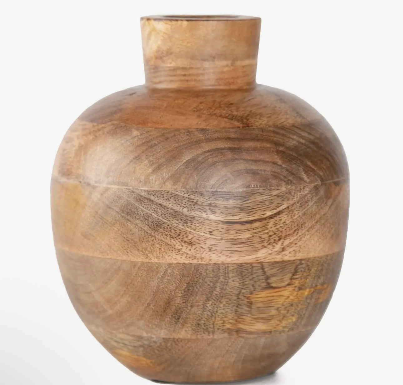 Artisan Mango Wood Vase