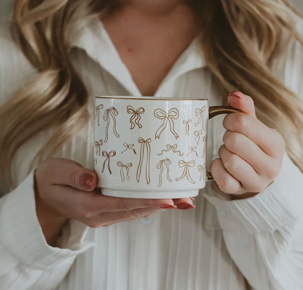 Golden Bow Coffee Mug