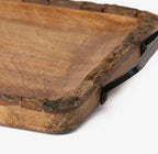 Artisan Mango Wood Bark Tray