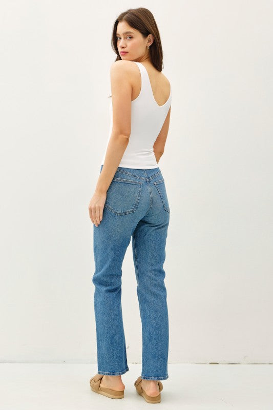 Essential Double-Lined V-Neck Tank