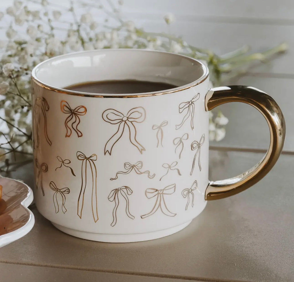 Golden Bow Coffee Mug