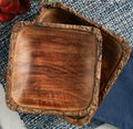 Rustic Mango Wood Bark Bowl