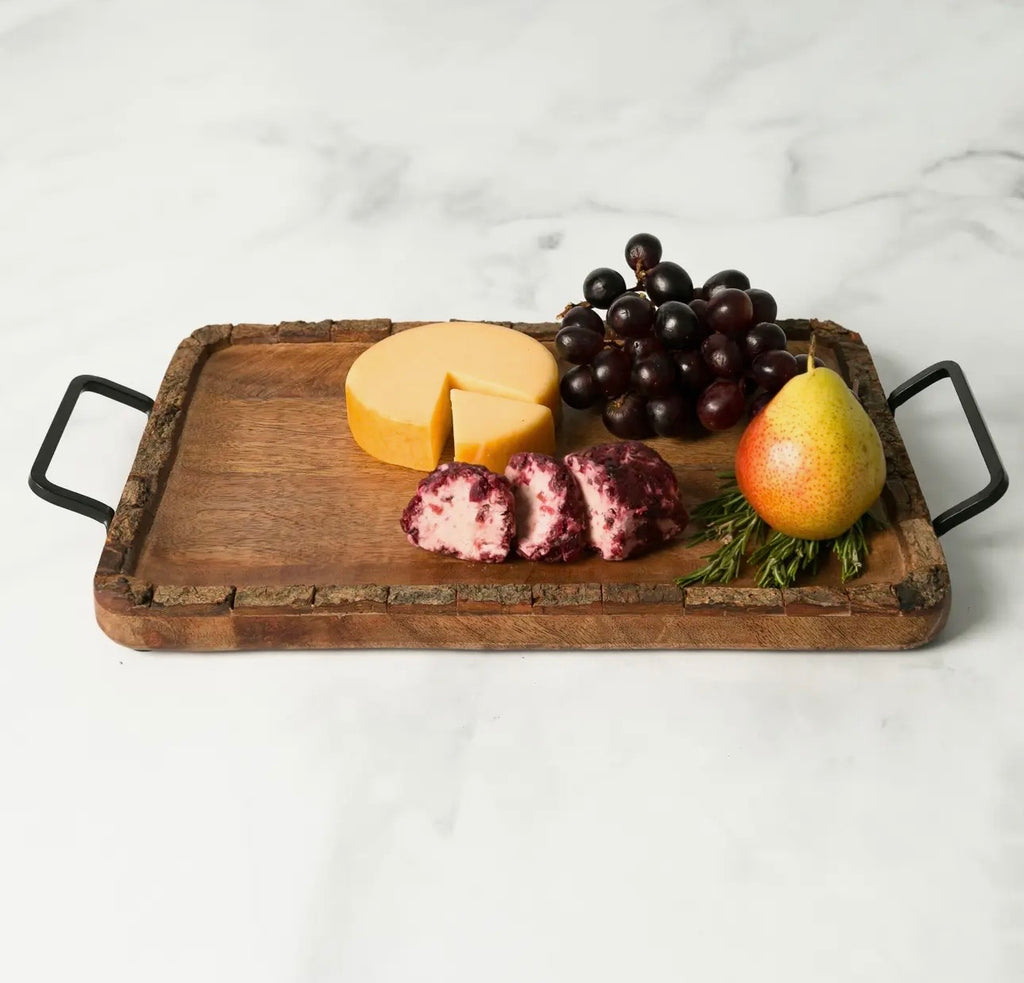 Artisan Mango Wood Bark Tray