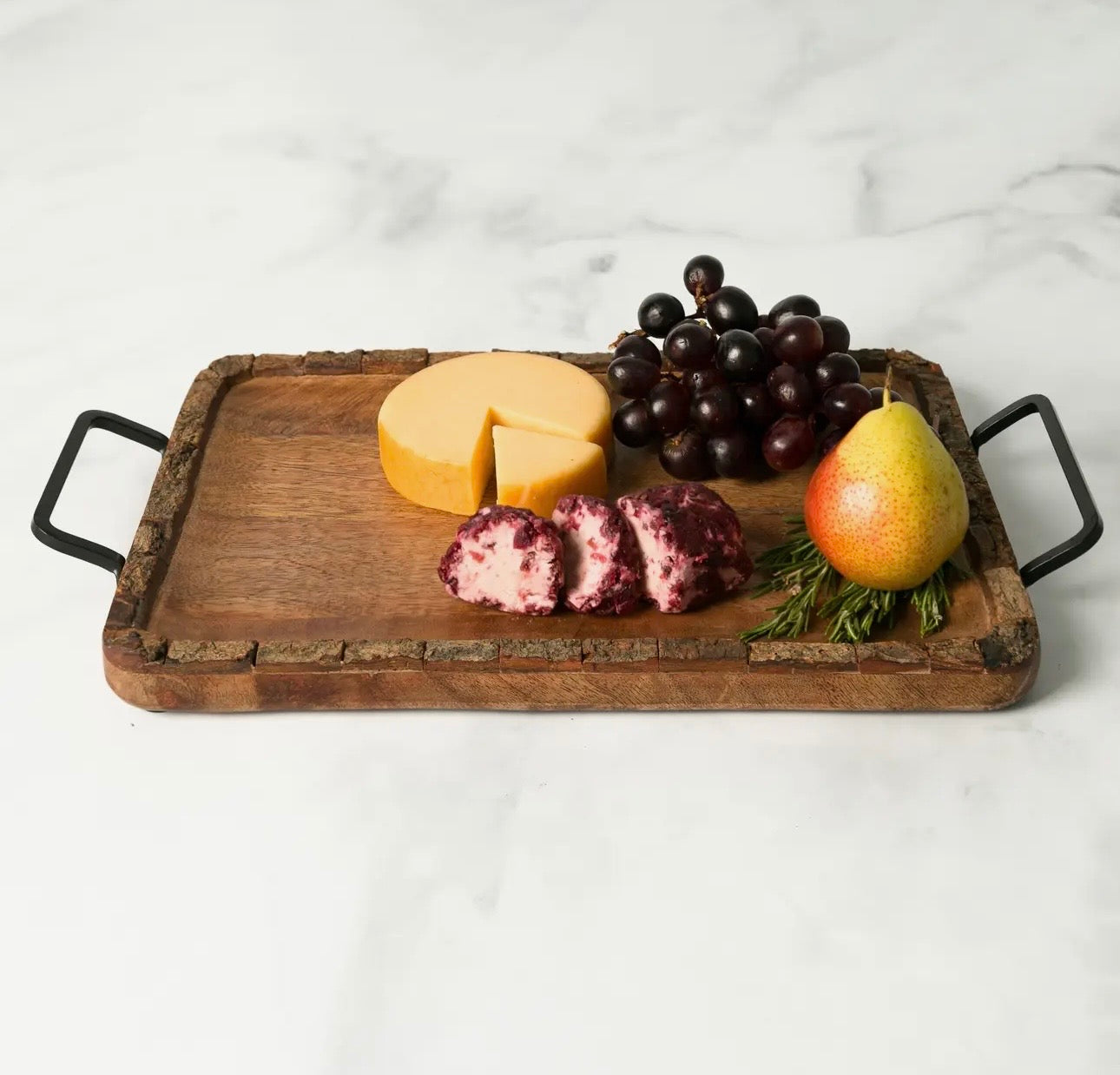 Artisan Mango Wood Bark Tray