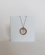 Restored Copper & Glass Survivor Story Necklace